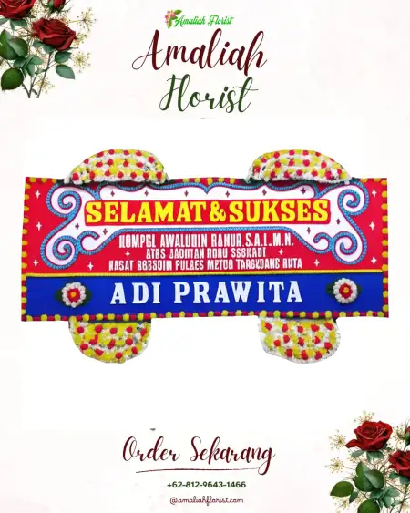 Papan Bunga Ucapan Selamat Simomulyo