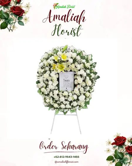 Krans Bunga Duka Simomulyo